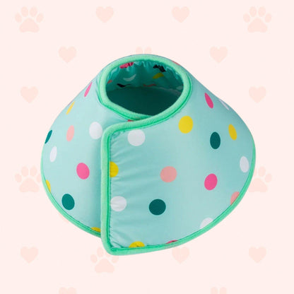 Weiche Haustier-Halskrause – Gepolstert, Wasserdicht & Bunt - Happylittlepaws