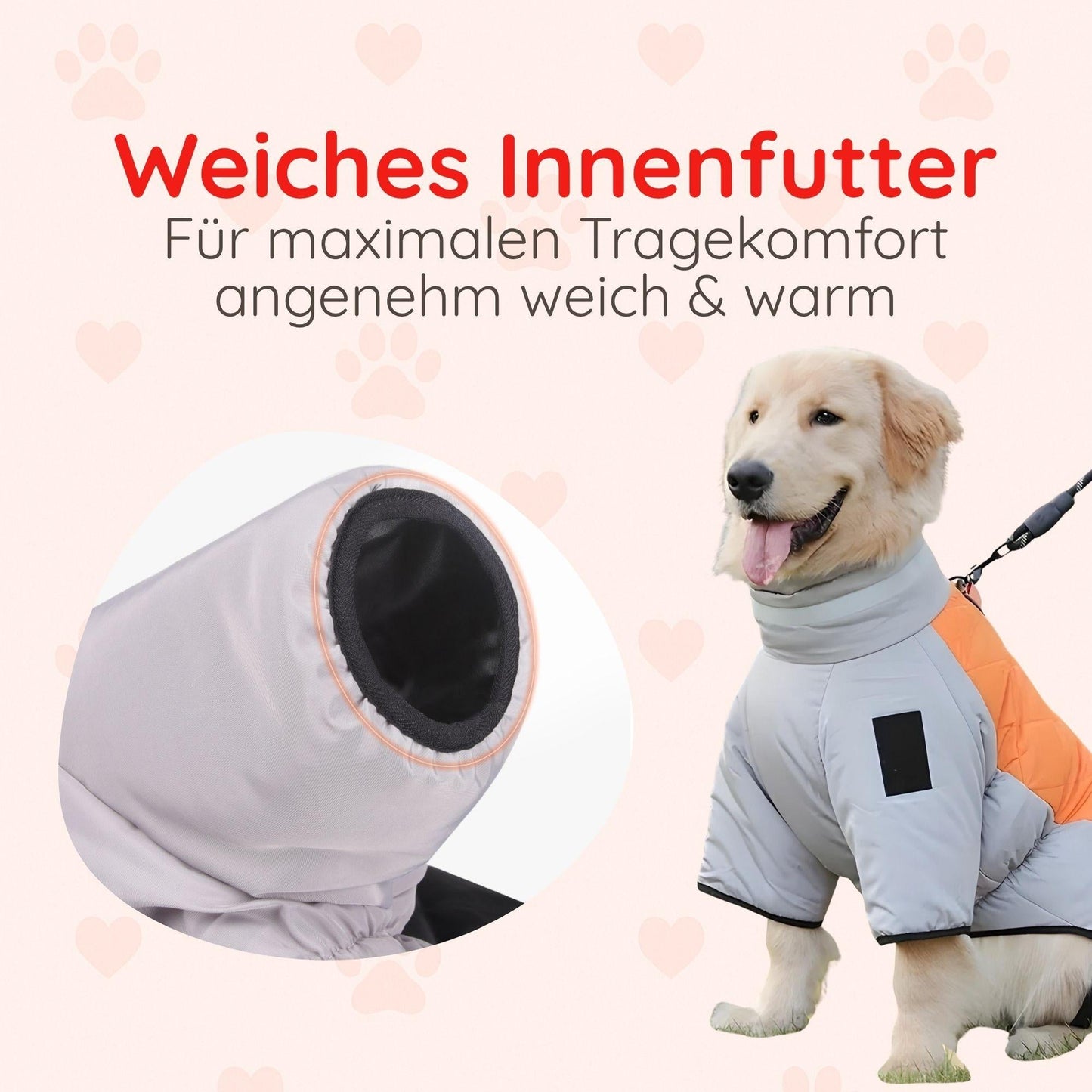 Wintermantel für Hunde – Warm & wasserdicht Happy Little Paws
