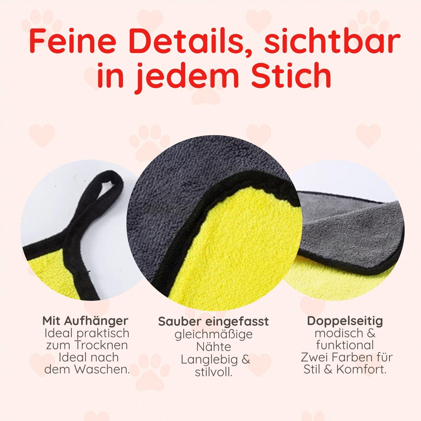 Zweiseitiges Mikrofaser-Handtuch – Saugstark & Weich Generic